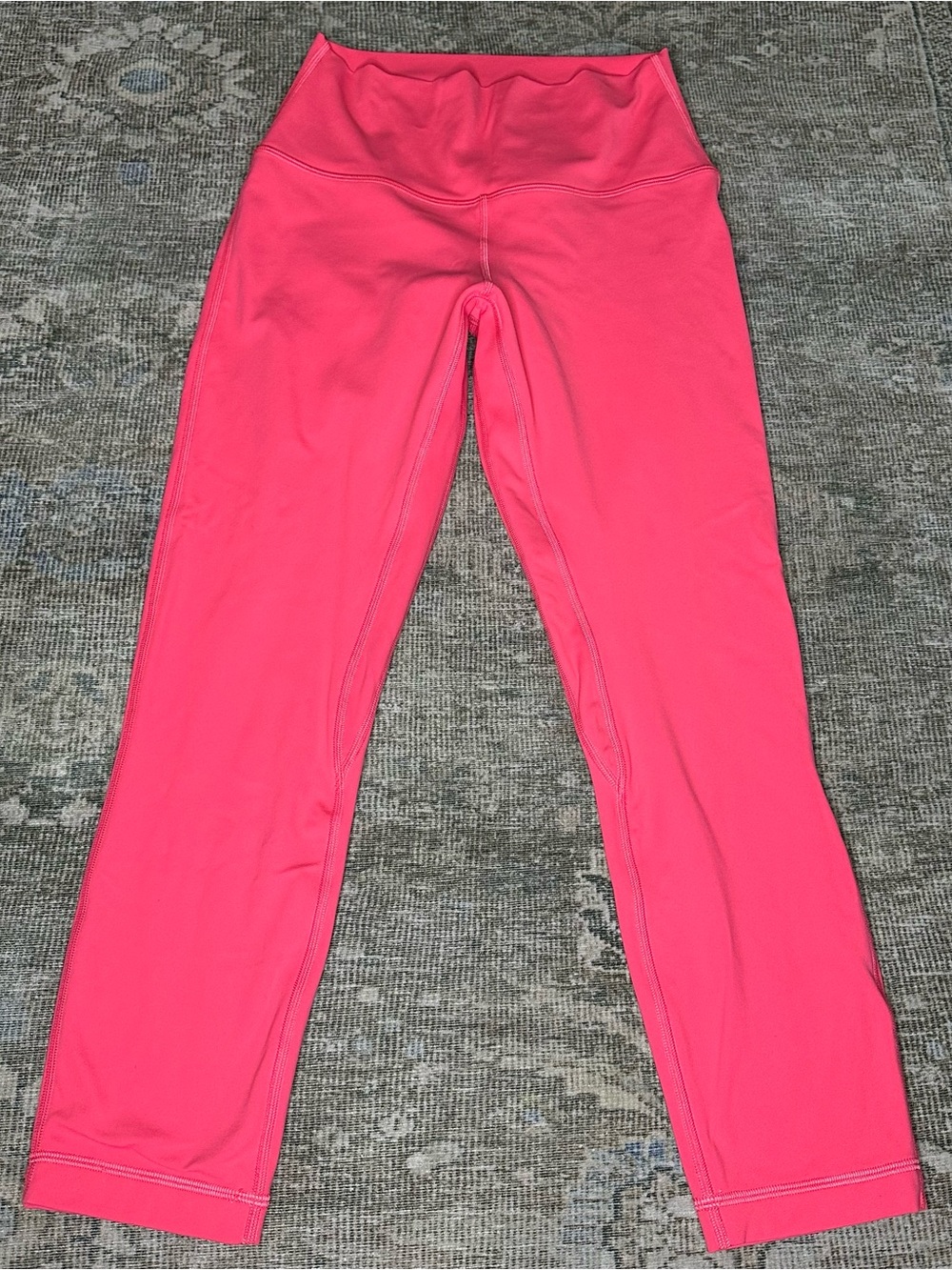 Lululemon Align Cropped Pant Double Lined Size 6 Guava Pink